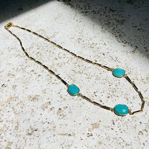 The Amalfi Necklace (Amazonite)