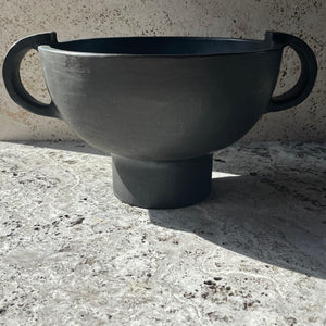 Tribe Podium Bowl - Black Pottery - Mr Pinchy & Co