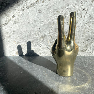 PEACE MAN Brass Hand - Mr Pinchy & Co