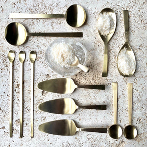 Brushed Brass Spoon- Medium - Mr Pinchy & Co