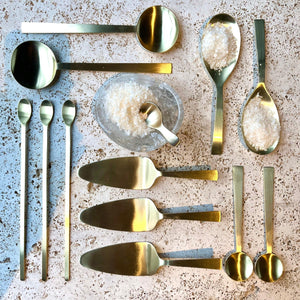 Brushed Brass Teaspoon - Mr Pinchy & Co