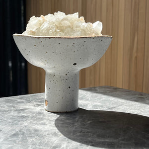 GOTTESKAL Speckle Footed Bowl by Ceramicist Maria Lacey - Medium - Mr Pinchy & Co