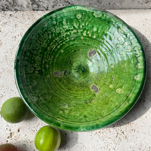 Moroccan Tamegroute Pottery- Platter 30cm 003